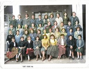 COLLEGE MODERNE DE JEUNES FILLES 1957 4 EME
